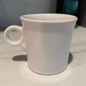 Genuine Fiestaware Ring Handle Mug in White